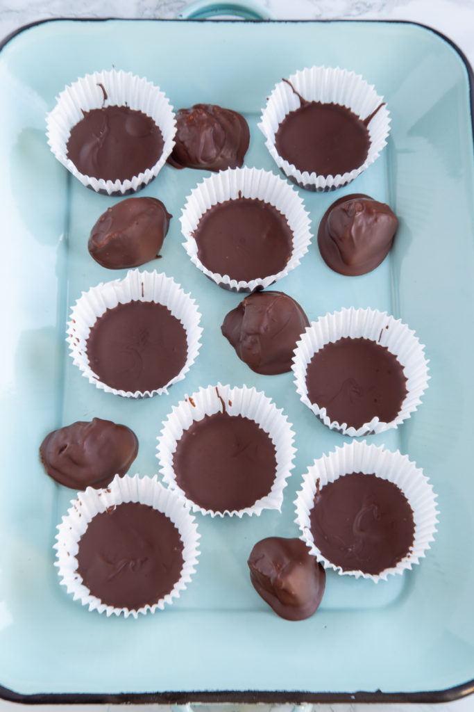 Homemade Peanut Butter Cups and homemade peanut butter balls